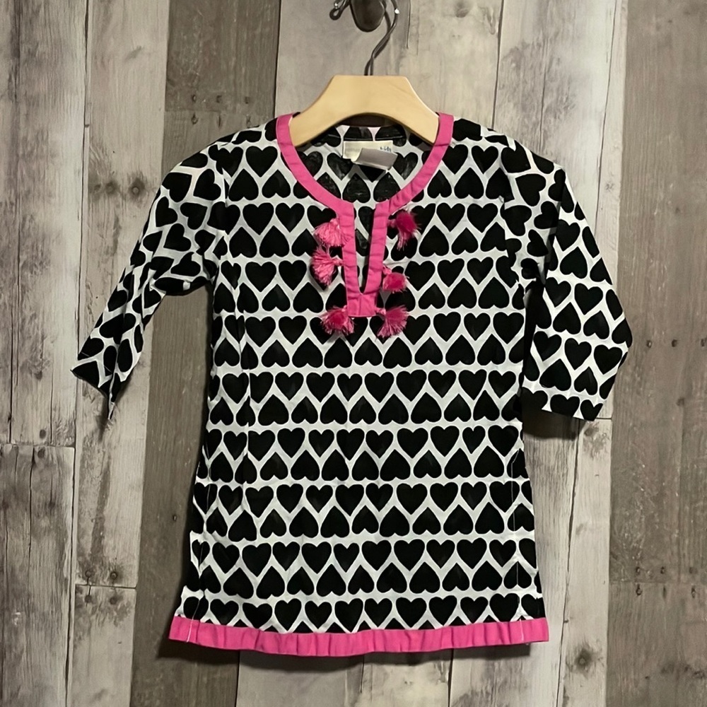 Pottery Barn Kids Heart Tassel Swim Coverup